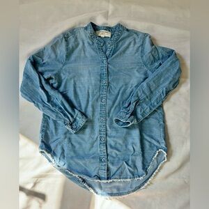 Cloth And Stone Anthropologie Chambray Shirt Size S